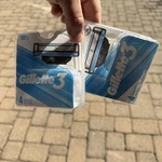 Gillette 3 Razor Blade Refill Cartridges (4X2) - 8 With Skin Guard. Fixed Price $14.00.