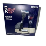 Dollar Shave Club 6 Blade Gift Set W/razor, Butter, Cover & 2 Cartridges!. Fixed Price $9.99.