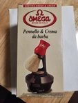 Omega Shaving Brush, Soap & Stand. Fixed Price $15.99.