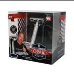 Micro Touch One Classic Safety Razor Plated W/chrome Stand. Fixed Price $23.99.