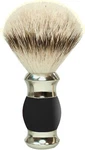 Golddachs Pfeilring, Silvertip Badger, Black/silver Shaving Brush. Fixed Price $29.99.