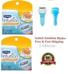7 Schick Intuition Razor Blades Tropical Citrus Refill Cartridges Shaver Handle. Fixed Price $44.99.