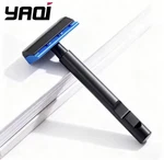 Yaqi Tachi Aluminum Version Light Weight Se Single Edge Safety Razor Black Blue. Fixed Price $65.00.