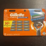 Gillette Fusion 5 Proglide Refill Cartridges 12 Count (factory Sealed). Fixed Price $27.00.