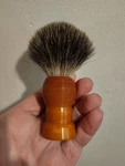 Vintage Kent Shave Brush With New 22MM Pure Badger Knot. Fixed Price $60.00.