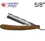 Dovo 88 Blank Face 5/8" Shoulderless Razor Redwood Scales Solingen Germany. Fixed Price $196.00.