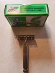 Nib Fatip- Il Piccolo Original Open Comb Safety Razor, Chrome Made Italy. Fixed Price $79.99.