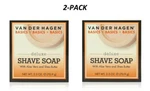 Van Der Hagen Deluxe Shave Soap 2.5 Oz Hypoallergenic Shea Butter - Pack. Fixed Price $11.99.