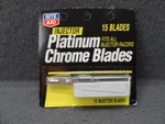New Rite Aid 15-PACK Injector Platinum Chrome Blades Vtg Replacement Shaving. Fixed Price $14.98.