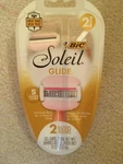 New Sealed 2 Ct. Bic Soleil Glide 5-BLADE Disposable Razors With Moisture Bars. Fixed Price $8.68.