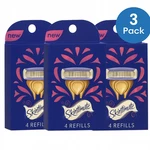 Skintimate Razor Blade Refills 4 Ct Cartridges 3 Pack New. Fixed Price $15.24.