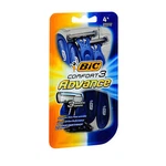 Comfort 3 Advance Shavers Men 4 Each By Bic. Fixed Price $11.16.