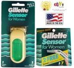 8 Gillette Sensor Women Razor Blades Cartridges Shaver 2 Excel Refills Made Usa. Fixed Price $72.99.