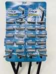 New Pace Shave Twin Blade Disposable Razor Soft Touch 24 Piece. Fixed Price $19.99.