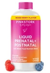 Pink Stork Liquid Prenatal Vitamins For Women - Berry Flavor Organic Food Ble.... Fixed Price $64.27.