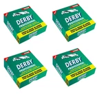 Pack 4 Derby Single Edge Razor Blade 100/P. Fixed Price $19.20.