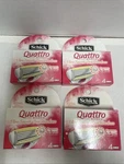 (4) Schick Quattro For Women Razor Refill Ultra Smooth Papaya & Pearl Count. Fixed Price $29.99.
