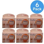 Schick Intuition Jasmine Blossom Refill Cartridges With Organic Shea Butter (6 P. Fixed Price $48.00.