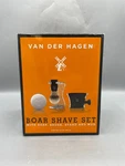 Van Der Hagen Boar Shave Set With Soap, Brush, Stand Mug. Fixed Price $17.99.