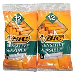Bic Sensitive Men's Razors 12 Ct ( Pack ) Yellow New Look!. Fixed Price $14.95.