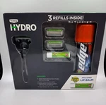 Schick: Hydro Razor Set 3 Refills, Edge Shave Gel & Banana Boat Lip Balm Gift. Fixed Price $15.97.