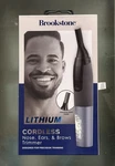 Brookstone Lithium Cordless Stainless Steel Precision Ear Nose Brows Trimmer. Fixed Price $27.95.