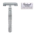 Rockwell Razors R1 Rookie Butterfly Shaving Safety + 5 Blades Chrome. Fixed Price $34.99.