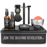 Luxury Safety Shaving Kit - Includes Double Edge Razor, Stand, B.... Fixed Price $77.45.