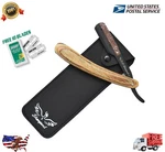 10 Blades + Classic Barber Straight Razor Cut Throat Salon Shaving Rasoi Black. Fixed Price $11.36.