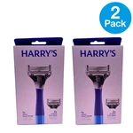 Harry's Men's Razor Set Ocean Handle + (5-BLADE) Cartridges 2-PACK New. Fixed Price $15.99.