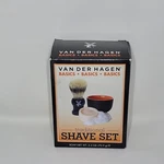 Van Der Hagen Basic Shave Set Includes Deluxe Soap + Bowl Boar Brush New. Fixed Price $13.00.