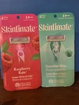 Skintimate 3-BLADE Disposable Razors 4CT Raspberry & Sensitive Lot Of 2. Fixed Price $10.99.