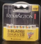 Remington 3-BLADE Shave Pro Shaving System 4 Cartridges. Fixed Price $5.00.