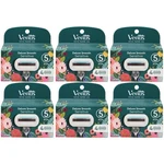 6 Pack - Gillette Venus Deluxe Smooth Sensitive Razor Blade Cartridges, 4 Count. Fixed Price $64.99.