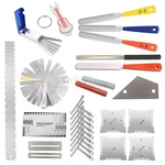 Guitar Luthier Tools File Fret Crowning Dressing Rocker Straight Edge Ruler Set. Fixed Price $21.99.