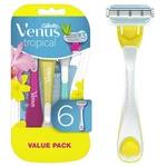 Tropical Value Pack 6 Disposable Razors 3 Blades. Fixed Price $19.29.
