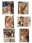 Vtg French Ads Estee Lauder Cosmetic Venus Razor Nivea Caudalie Sunsilk Lot. Fixed Price $9.99.