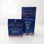 King C. Gillette Men's Neck Razor 5 Blades 4 Cartridges + W/2. Fixed Price $38.99.