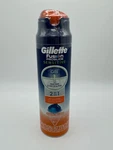 Gillette Fusion Proglide Sensitive 2 In 1 Shave Gel Active Sport Blue 6 Oz. Fixed Price $14.50.