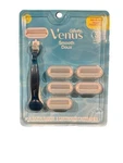 New Gillette Venus Smooth Doux Women's Razor + 5 Cartridges 3 Blades. Fixed Price $12.98.