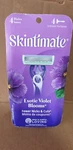 1 Pack Skintimate Disposable Exotic Violet Blooms Razors 4 Total.. Fixed Price $8.95.