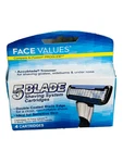 Harmon Face Values 5 Blade Shaving System Cartridges-brand New-ships 24 Hour. Fixed Price $49.88.