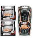 Dorco Pace 6 Six Blade Razor System Value Pack 10 + Handle. Fixed Price $34.90.