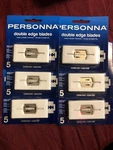 Personna Double Edge Razor Blades 5CT (lot Of 6). Fixed Price $16.99.