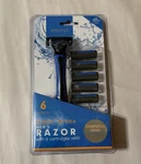 Vivitar Men's 6- Blade Razor Aloe & Vitamin New. Fixed Price $14.50.