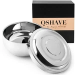 Qshave Stainless Steel Shaving Bowl With Lid 4 Count (pack Of 1), Silver. Fixed Price $13.31.