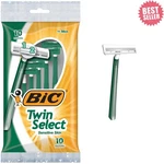 Bic Men's Twin Select Disposable Razor, Sensitive Skin, 10 Count (pack Of 3). Fixed Price $17.97.