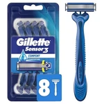 Gillette SENSOR3 Comfort Mens Disposable Razors 8 Count. Fixed Price $15.56.