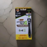 Bic Hybrid Flex 4 Sensitive Titanium Men's Razor Includes Handle +8 Cartridges. Fixed Price $13.99.