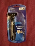Studio Selection Men's 5 Blade Razor With 4 Disposable Cartridges. Fixed Price $10.99.